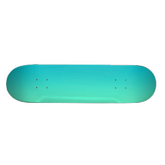 Turkos Ombre Skateboard Bräda 19,5 Cm