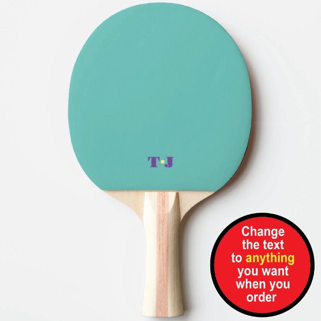 Turkos Personlig  Pingisracket (Skapare uppladdad)