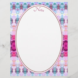 Turkos-pinkar och vitt brevhuvud