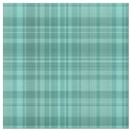 Turkos Plaid Fabric Mönster Tyg