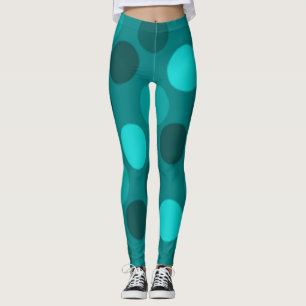 Turkos Polka Dot Leggings