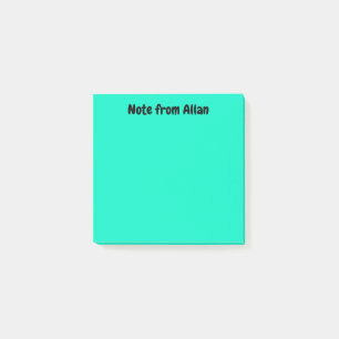 Turkos Post-it Block
