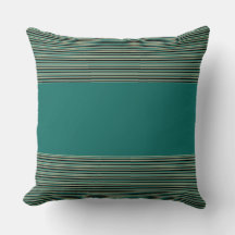 Turkos Rand Zipper Less Car Pillow