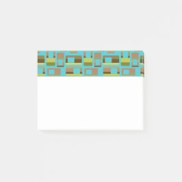 Turkos, remsor post-it block