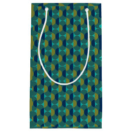 Turkos Retro-Ovaler och halvcirklar