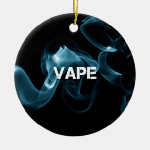 Turkos röker på Vape Julgransprydnad Keramik