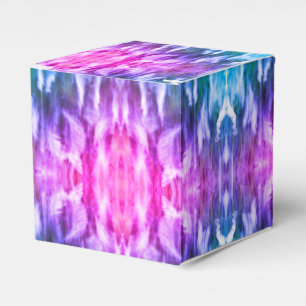 Turkos Rosa Lila Kaleidoscope Grass Gift Box Presentaskar