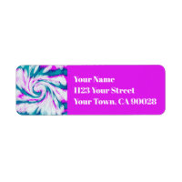 Turkos Rosa Tie Dye Swirl