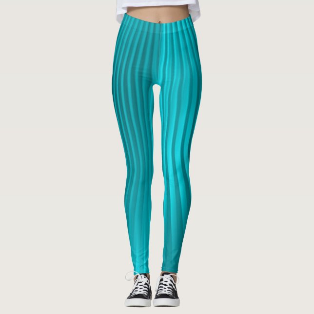 turkos "silke" - leggings (Framsida)