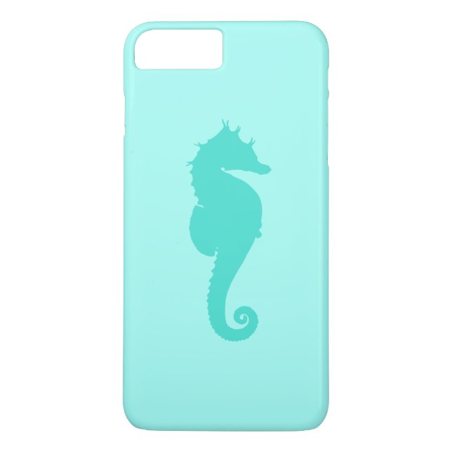 Turkos Sjöhäst 2 Case-Mate iPhone Skal (Baksida)
