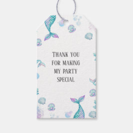 Turkos-Sjöjungfru, Födelsedagsfest Presentetikett