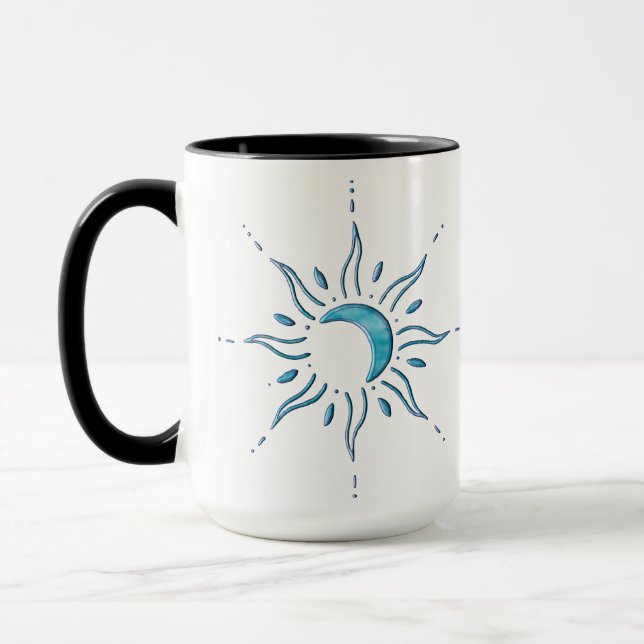 Turkos Sol  Mugg (Vänster)