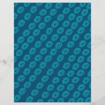 Turkos Spiral Bakgrund Scrapbookpapper