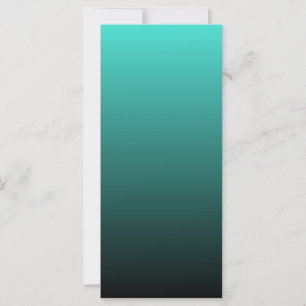 Turkos Svart Ombre