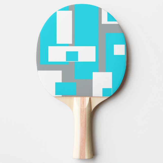 Turkos Tranquility Funky Pingis Paddle (Framsidan)