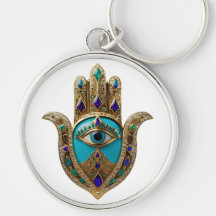 Turkos Tredje Öga Hamsa