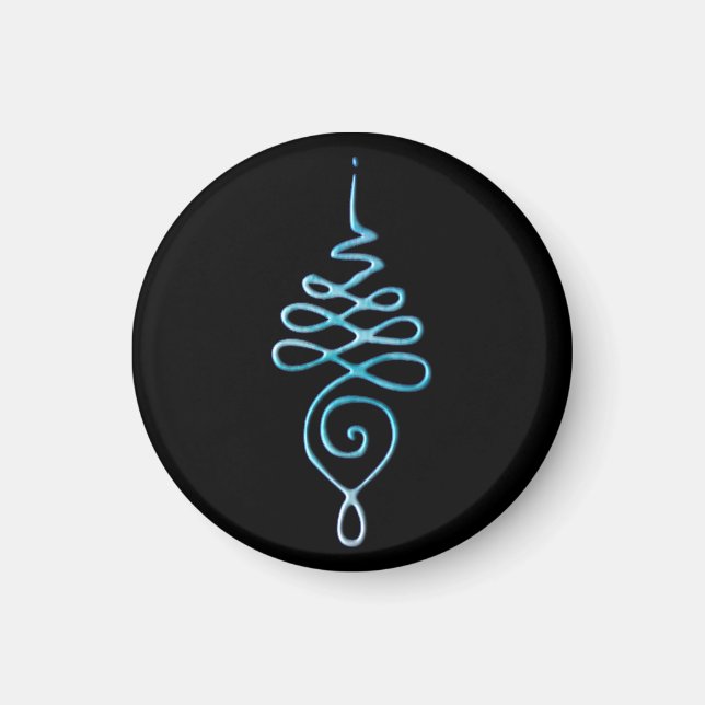 Turkos Unalome Magnet (Framsidan)