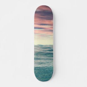 Turkos Vågar Mini Skateboard Bräda 18,5 Cm