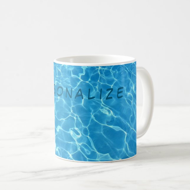 Turkos vatten kaffemugg (Framsida höger)