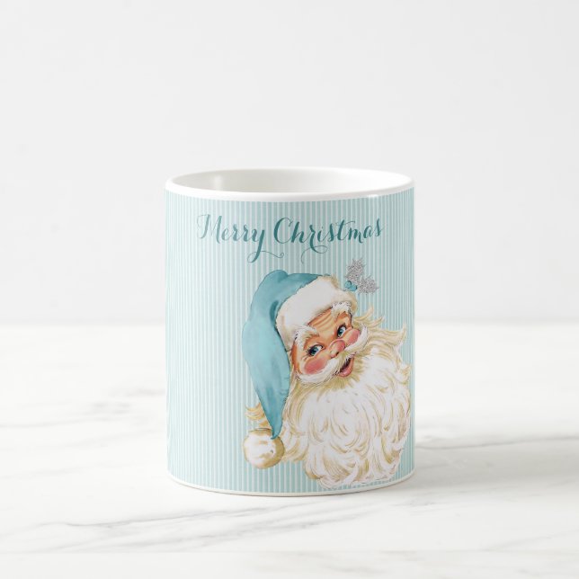 Turkos Vintage Santa Claus i viktoriansk stil Kaffemugg (Center)