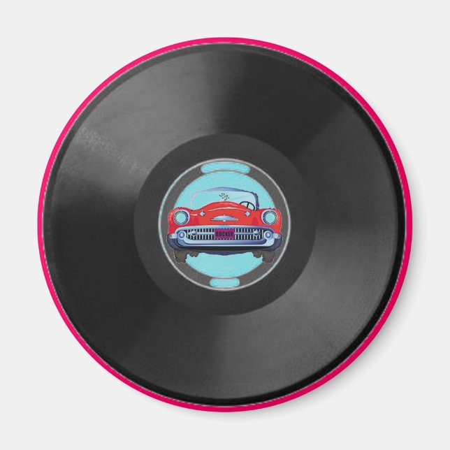 Turkos, vinylpost1, bil magnet (Framsidan)