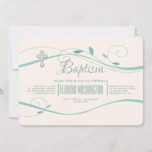 Turkos virvlar runt inbjudan