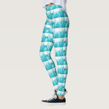 Turkos Yoga Byxor Liggings