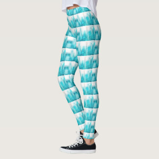 Turkos Yoga Byxor Liggings