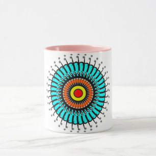 Turkos Zen Mandala Mugg