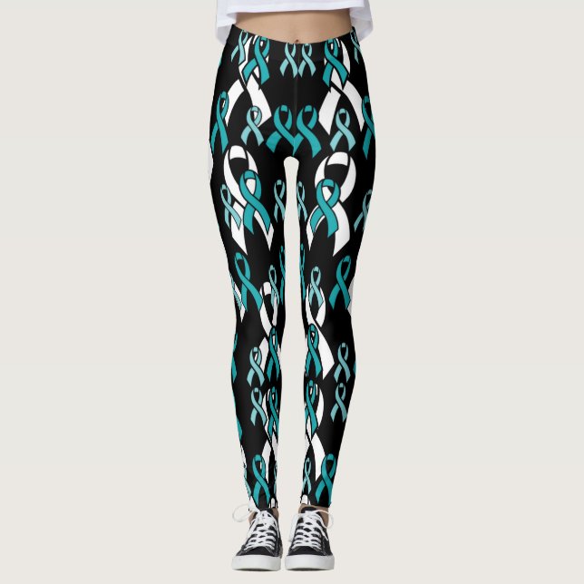 Turkosblå band...TN Leggings (Framsida)