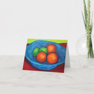 Turkosbunke Notecard Kort