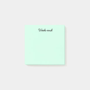 Turkoshelg Post-it Block