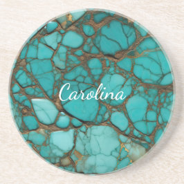 Turkosstenar Bröllopsdusch Underlägg