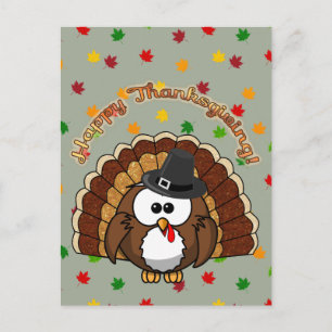 Turkowl - Thanksgiving kort med mera