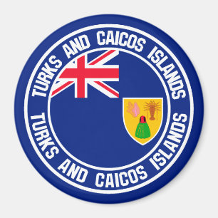 Turks and Caicos Islands rundaEmblem Magnet