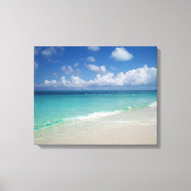 Turks & Caicos Beach Wrapped Canvas (Framsida)