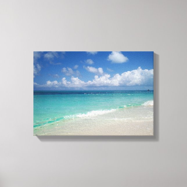 Turks & Caicos Beach Wrapped Canvas (Framsida)