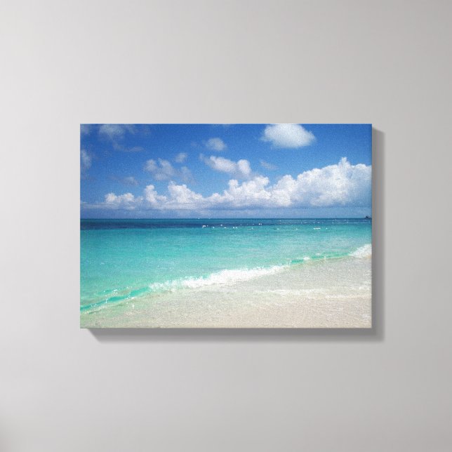 Turks & Caicos Beach Wrapped Canvas (Framsida)