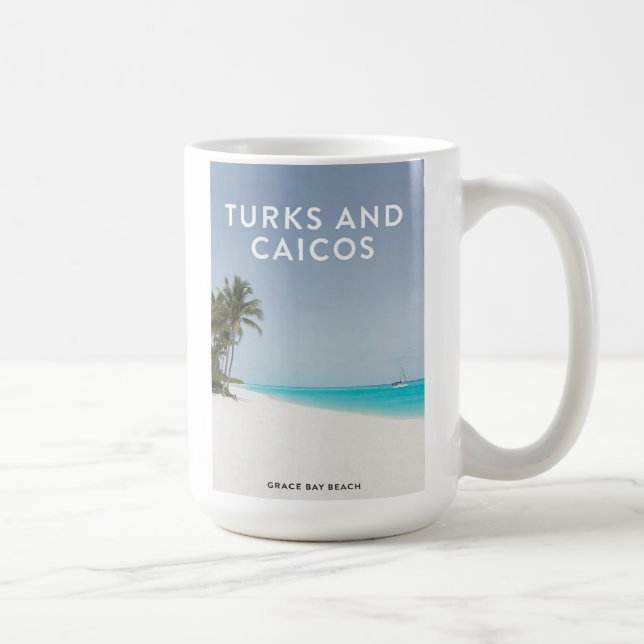 Turks Caicos Grace Bay Dröm Kaffemugg (Höger)