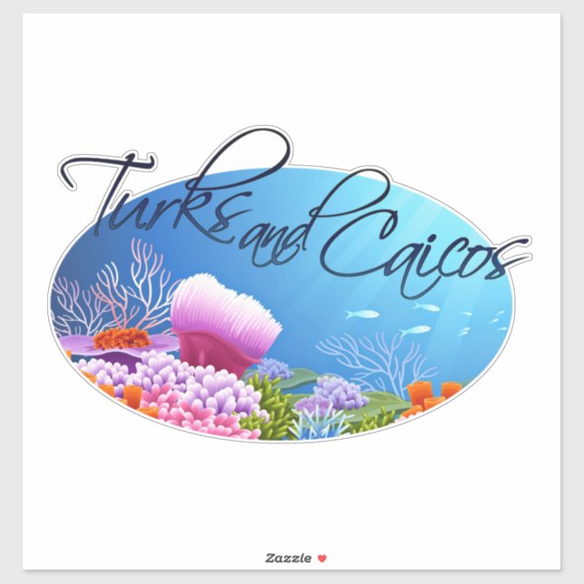 Turks & Caicos Klistermärken (Ark)