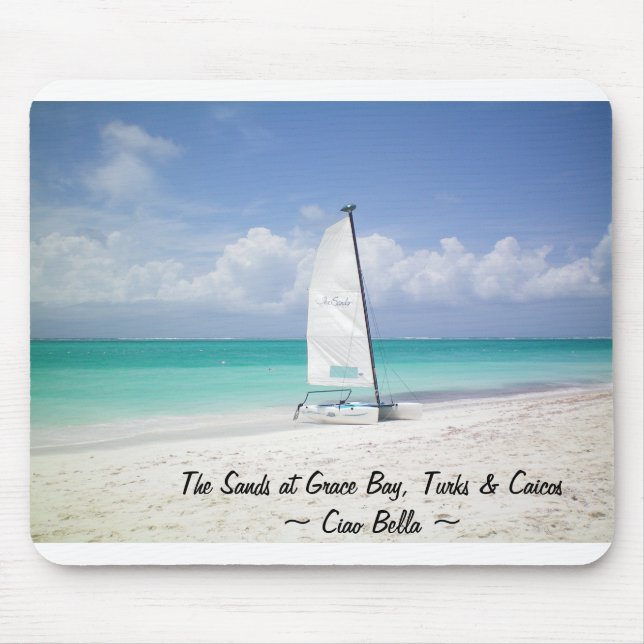 Turks & Caicos Mousepad Sands at Grace Bay Musmatta (Framsidan)