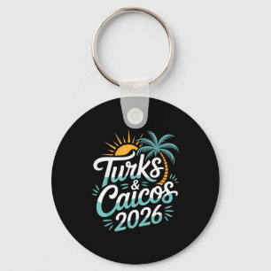 Turks Caicos-öarna Minnen 2026 Nyckelring