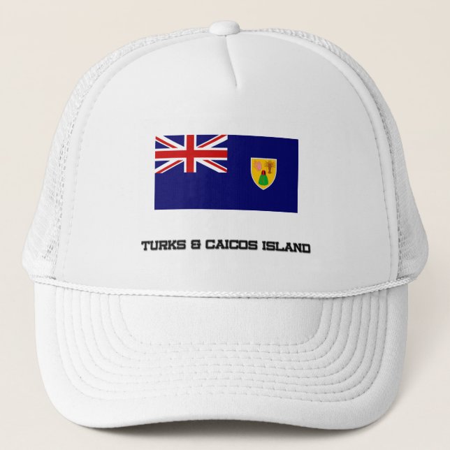 Turks & Caicos öflagga Truckerkeps (Framsida)