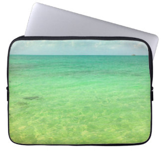 Turks för hav | för Aqua gröna och Caicos foto Laptop Fodral