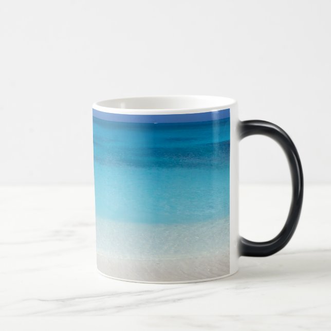 Turks för Leewardstrand | och Caicos foto Magisk Mugg (Höger)