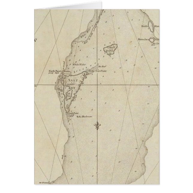 Turks-öarna Hälsningskort (Framsidan)