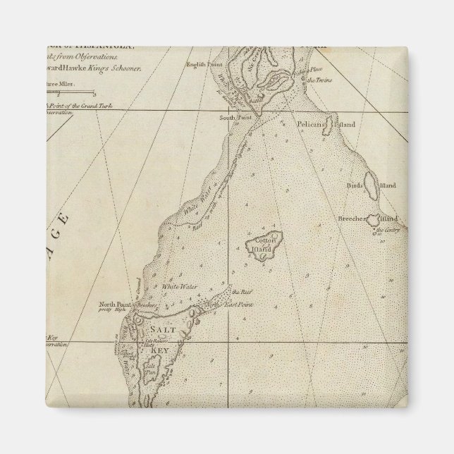 Turks-öarna Magnet (Framsidan)