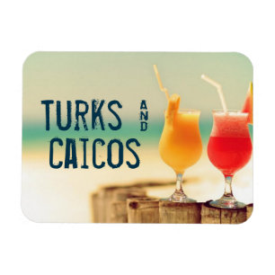 Turks- och Caicococktails Magnet