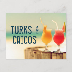 Turks- och Caicococktails Vykort