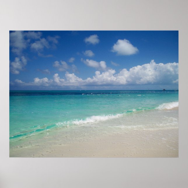 Turks och Caicos Beach Poster (Framsidan)